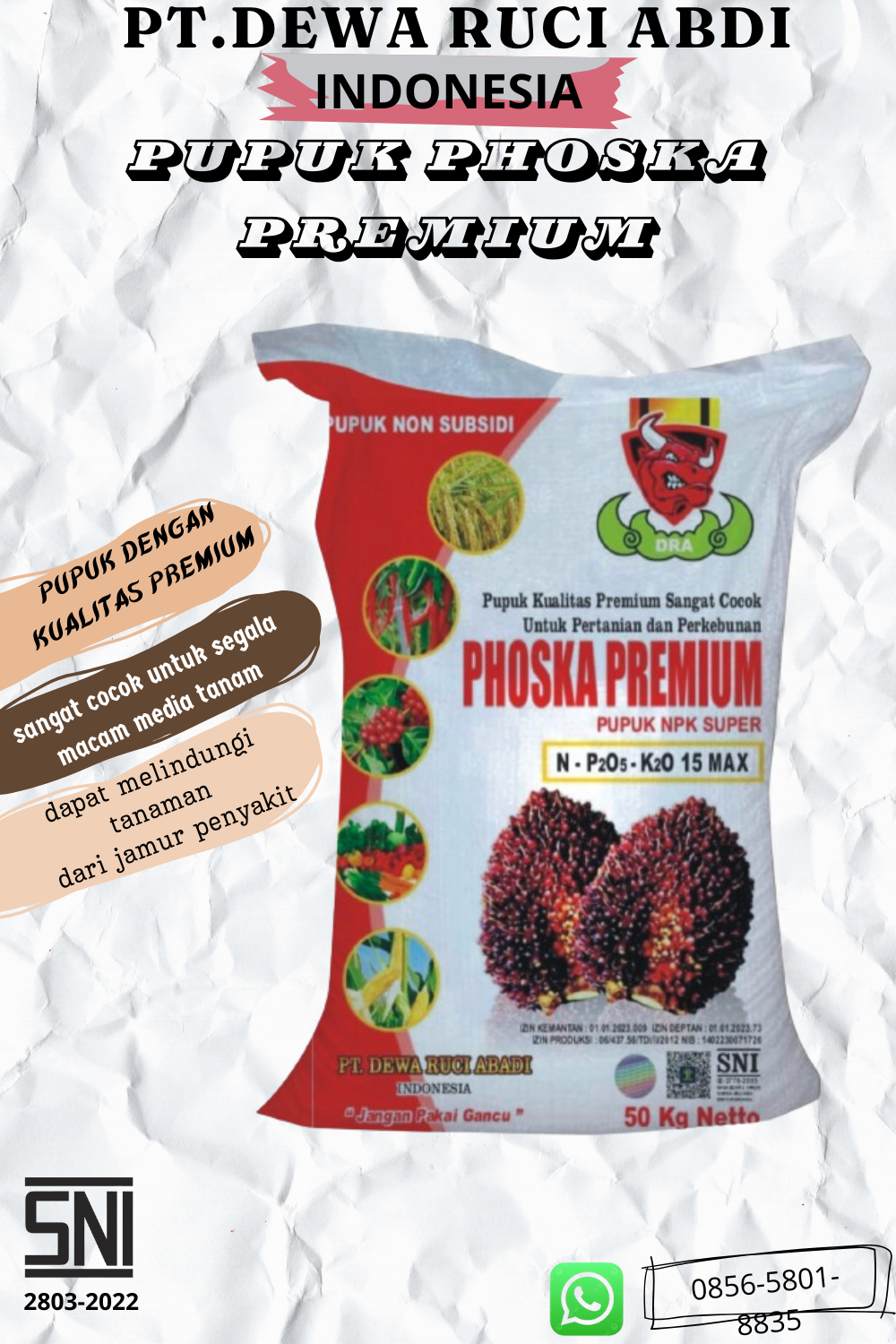 pupuk kualitas premium