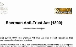 what was a drawback of the sherman antitrust act